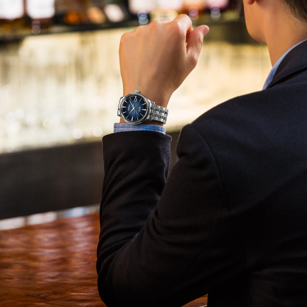 Seiko Presage SRPB41 Automatique (cadran bleu / 40mm)