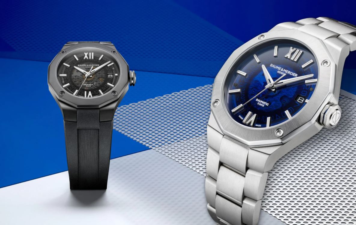 Baume Et Mercier Riviera Baumatic Automatic (Blue Dial / 42mm)