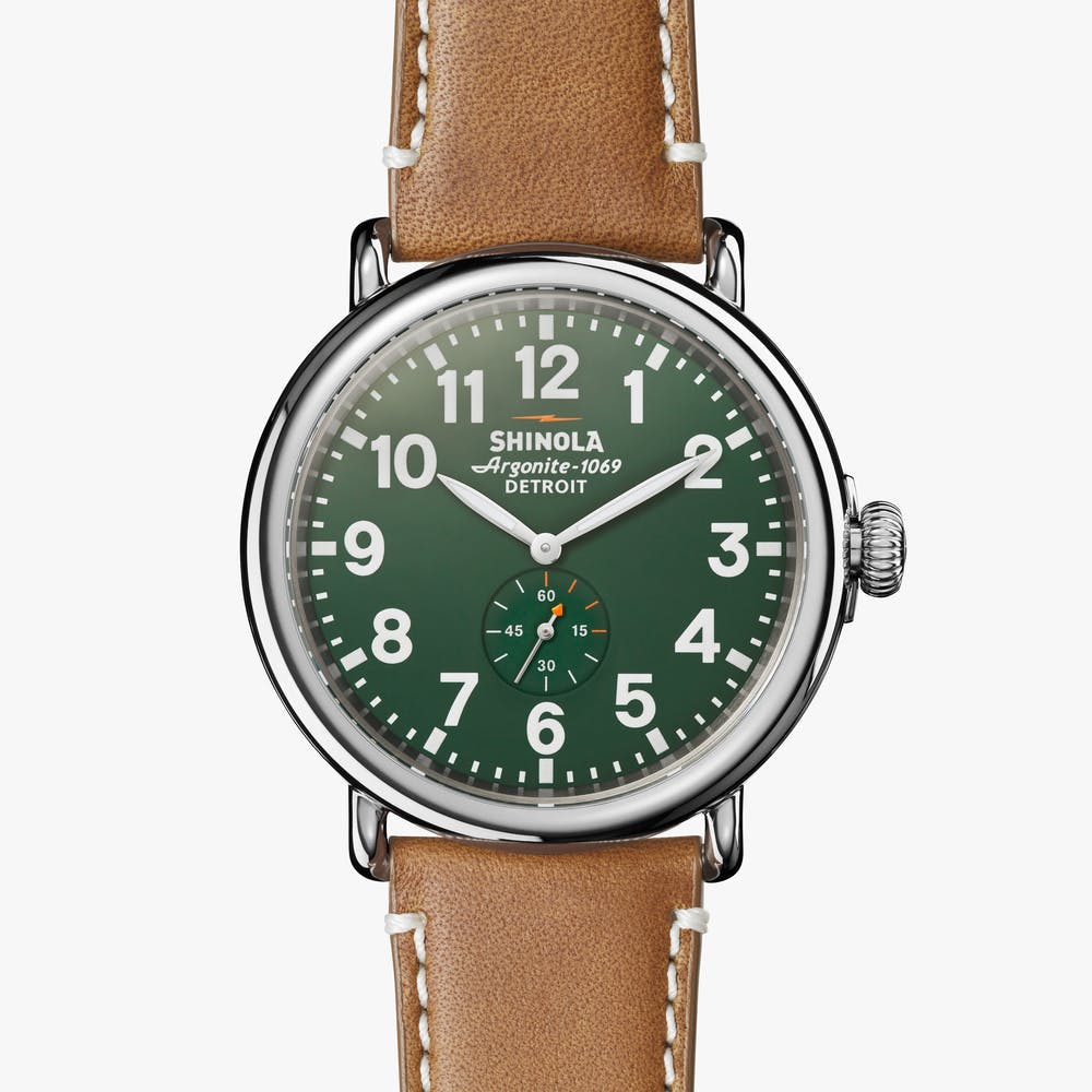 Shinola The Runwell Quartz (Green Dial / 47mm)
