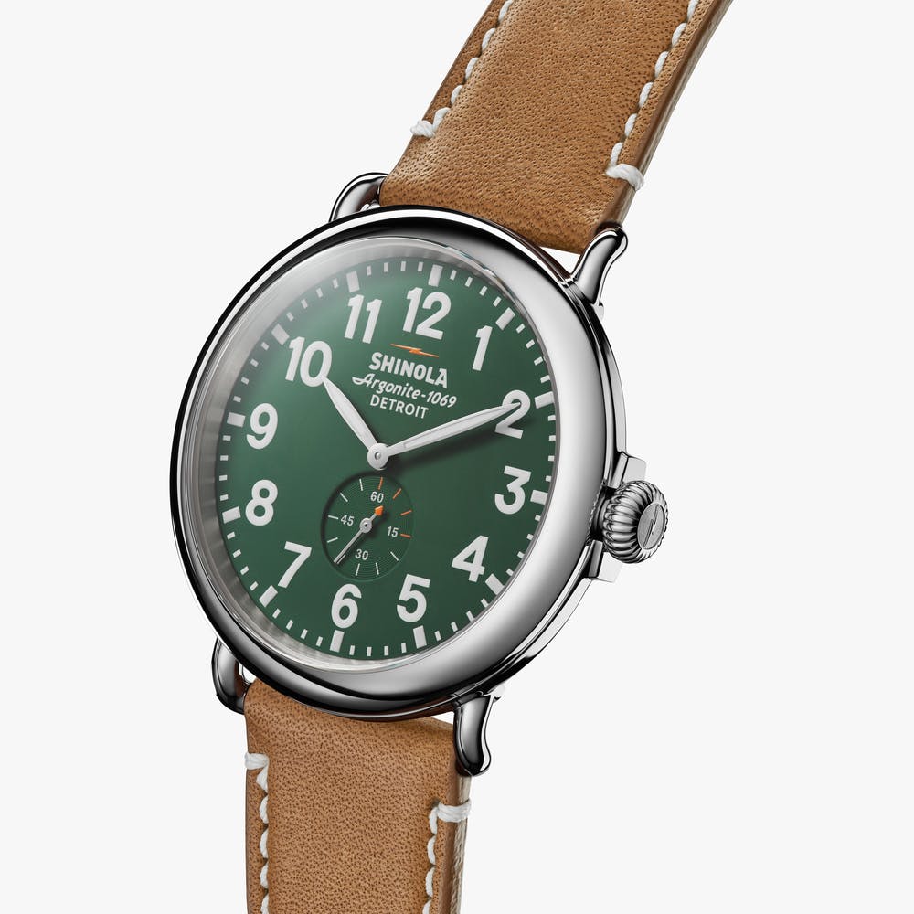 Shinola The Runwell Quartz (Green Dial / 47mm)