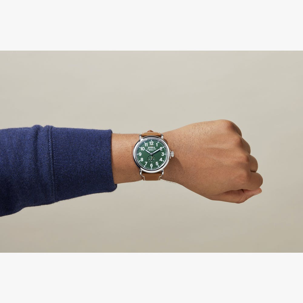 Shinola The Runwell Quartz (Green Dial / 47mm)