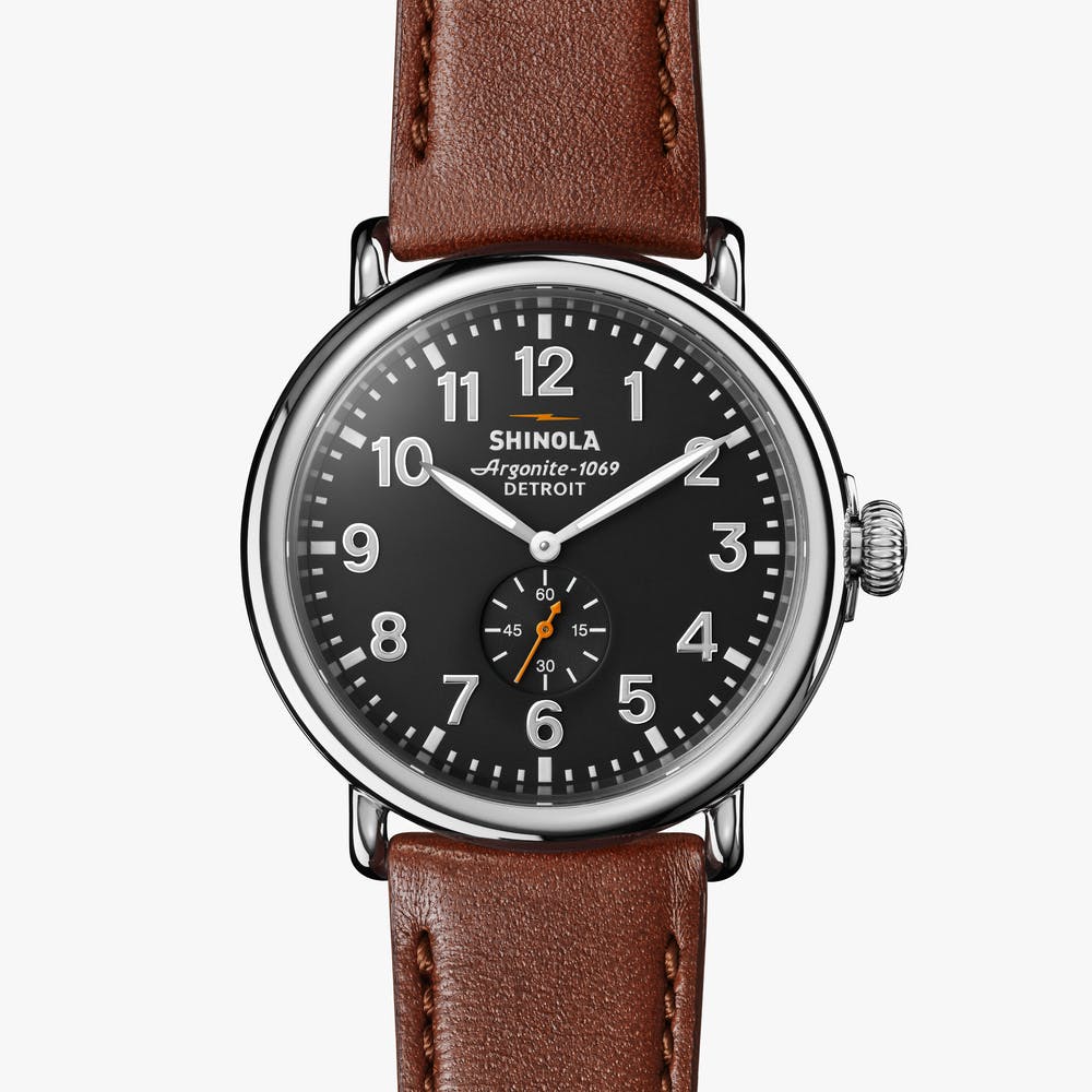 Shinola The Runwell Quartz (Grey Dial 47mm) – Hemsleys Jewellers