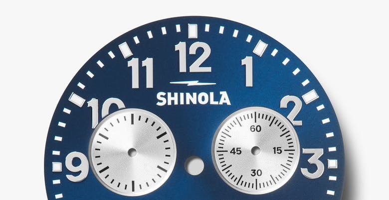 Shinola The Runwell Chronograph Quartz (Sunray Blue Dial / 41mm)