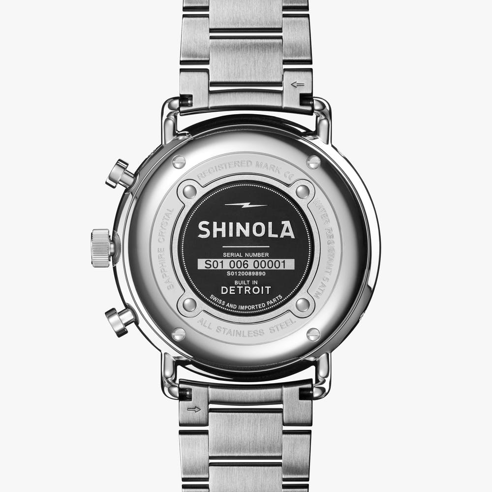 Shinola The Canfield Sport Chronograph Quartz (Blue Dial / 45mm)