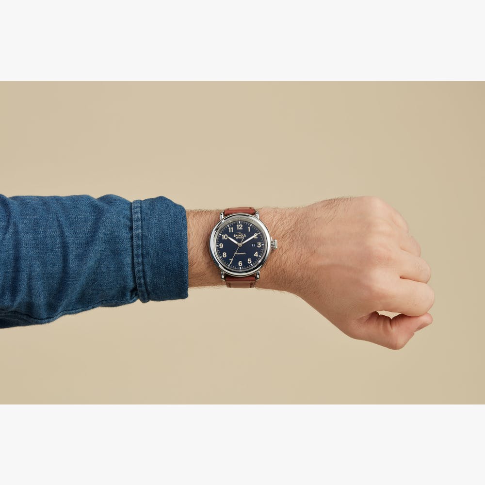 Shinola The Runwell Automatic (Blue Dial / 45mm)