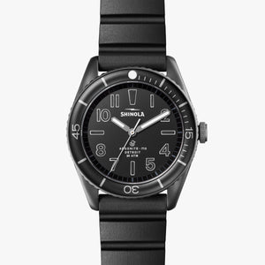 Shinola The Duck Black Dial 42mm Black Case Hemsleys Jewellers