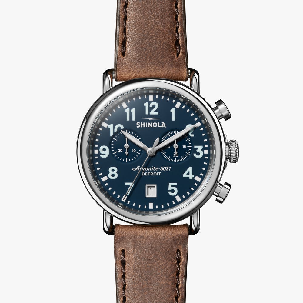 Shinola The Runwell Chronograph Quartz (Navy Blue Dial 41mm