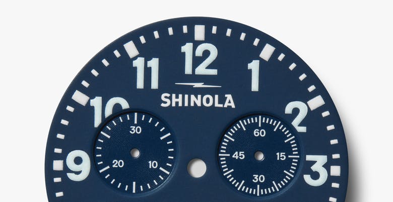 Shinola The Runwell Chronograph Quartz (Navy Blue Dial / 41mm)