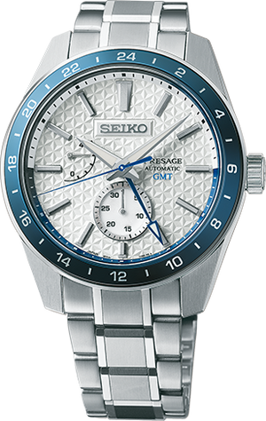 Seiko Presage Sharp Edged GMT SPB223 140th Anniversary Limited Edition Automatic (White Dial / 42mm)