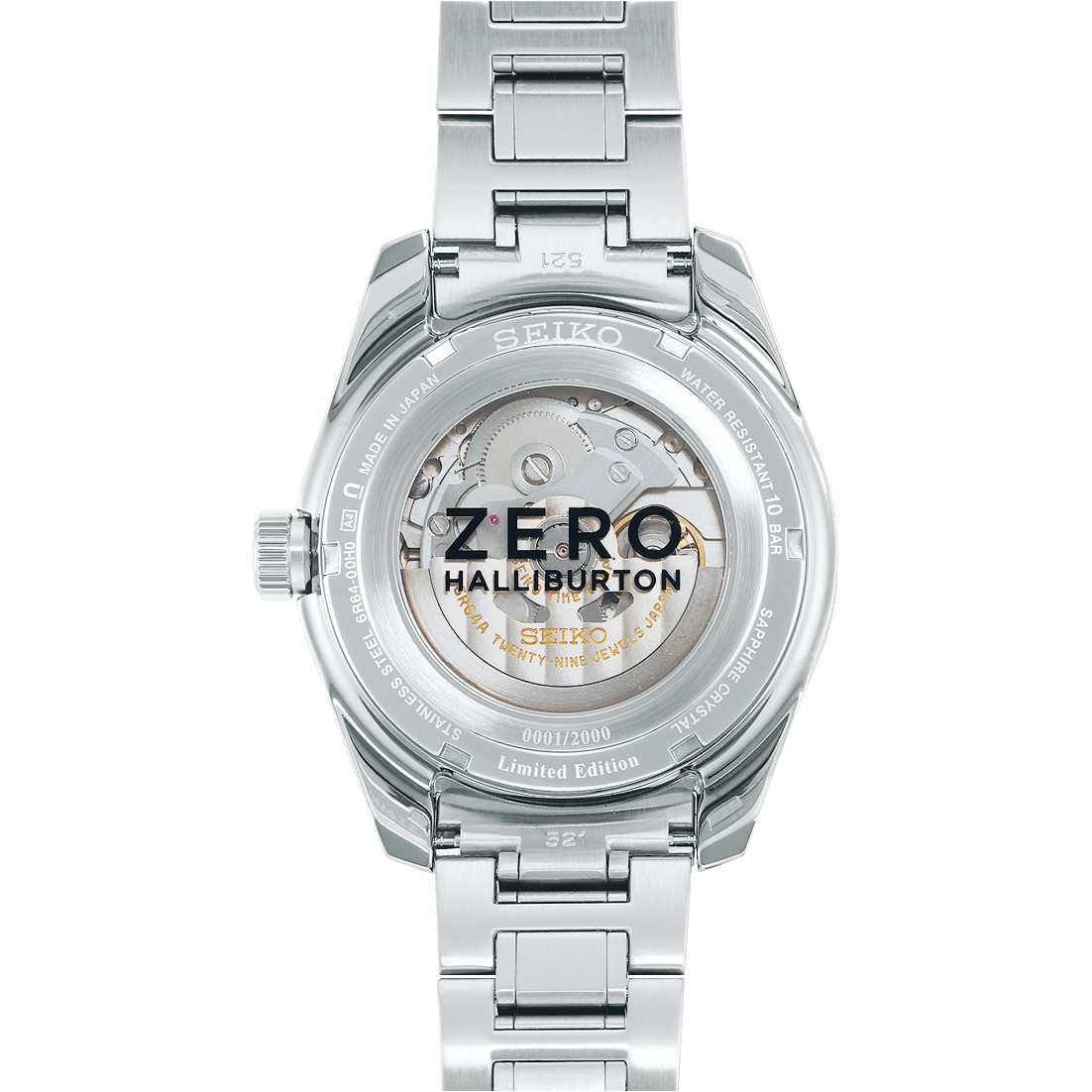 Seiko Presage Sharp Edged GMT SPB269 Zero Halliburton Limited Edition Automatic (White Dial / 42mm)
