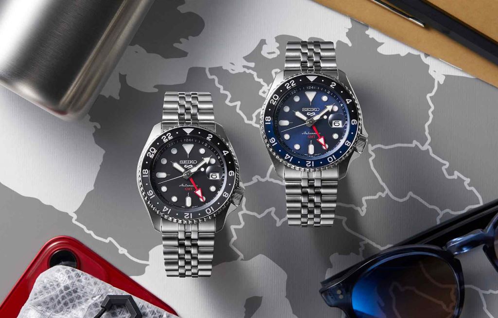 Seiko 5 Sports GMT SSK003 Automatic (cadran bleu / 42.5mm)