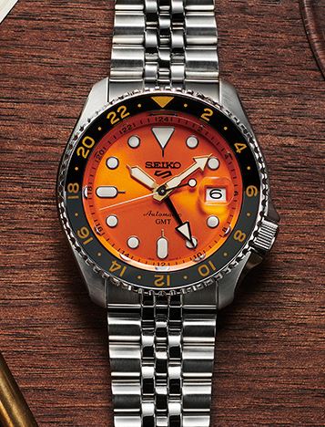 Seiko Sports GMT SSK005 Automatic (Orange Dial
