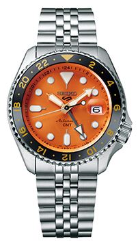Seiko 5 Sports GMT SSK005 Automatic (Cadran orange / 42.5mm)