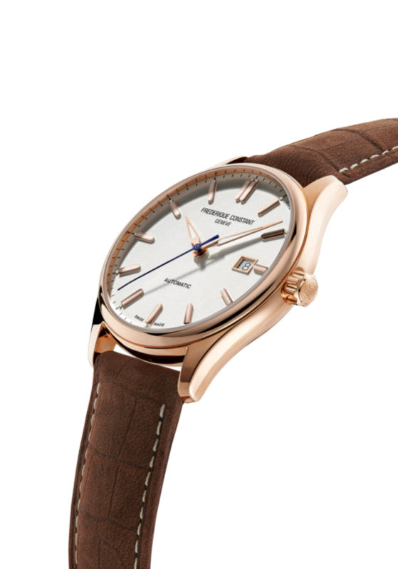 Frederique Constant Classics Index Automatic (Silver Dial / 40mm / Rose Gold Plated Case)
