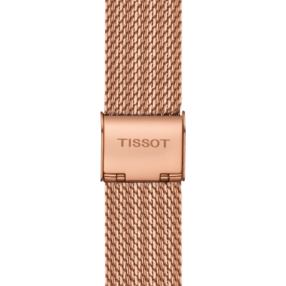 Tissot PR 100 Sport Chic Quartz (cadran MOP blanc / 36mm / or rose)