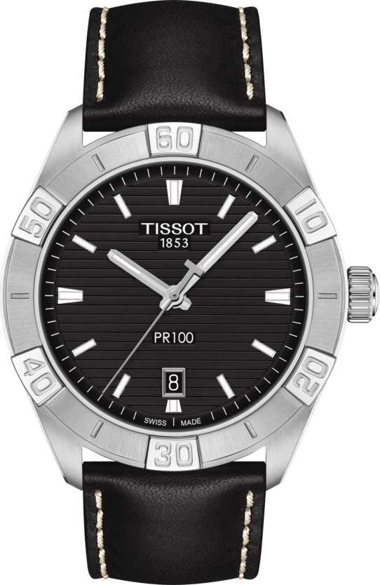 Tissot PR 100 Sport Quartz (Black Dial / 42mm)