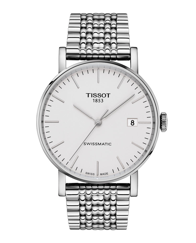 Tissot Everytime Swissmatic (Silver Dial 40mm) – Hemsleys Jewellers