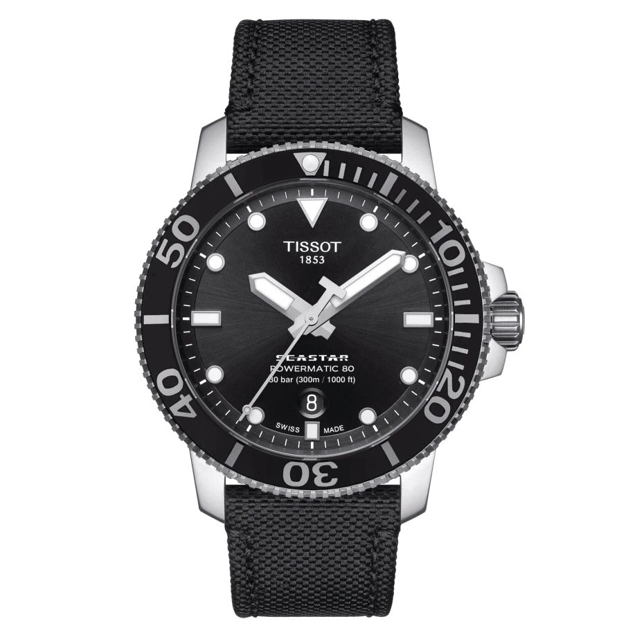 Tissot Seastar 1000 Powermatic 80 (cadran noir / 43mm)