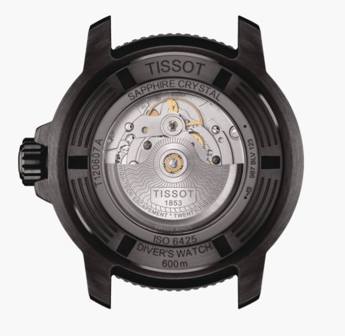 Tissot Seastar 2000 Professional Powermatic 80 (Blue Dial / 46mm / Black PVD)