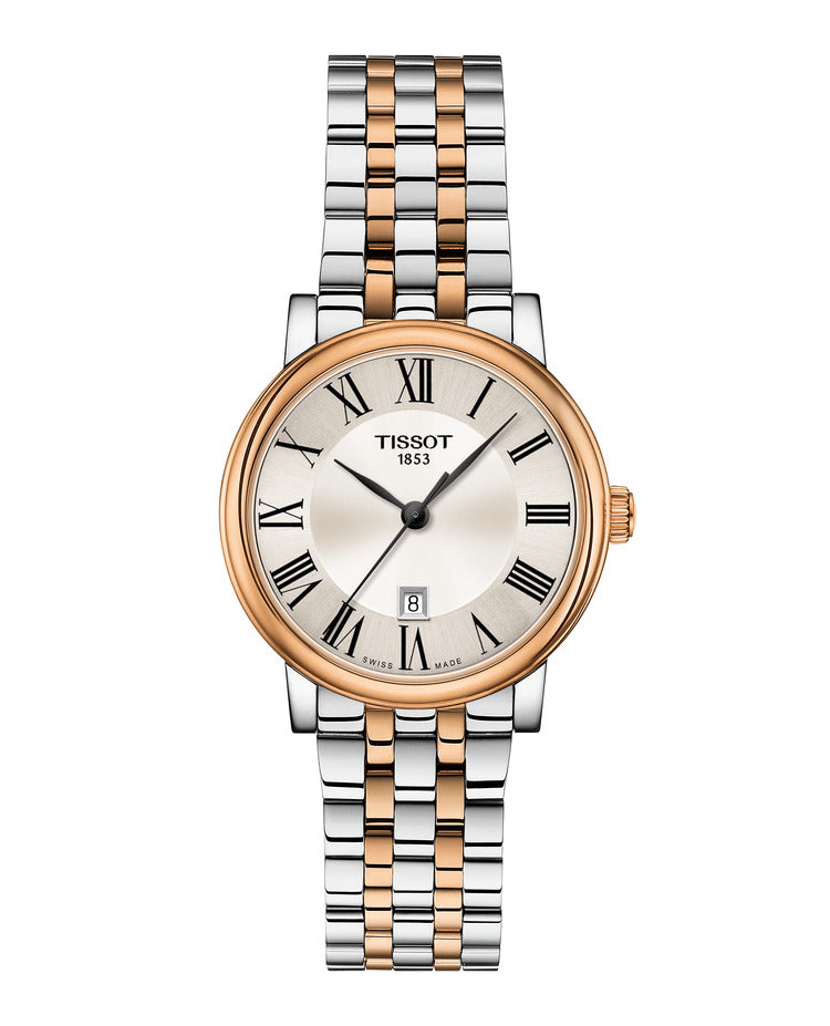 Tissot Carson Premium Lady Quartz (cadran argent / 30mm / Rose)