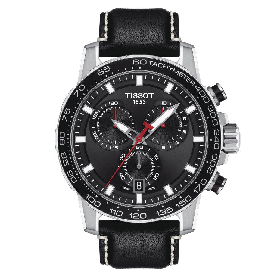 Tissot Supersport Chrono Quartz Chronograph (Black Dial / 45.5mm)