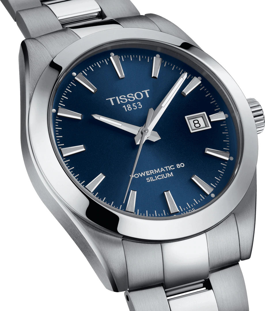 Tissot Gentleman Powermatic 80 Silicium (Blue Dial / 40mm)
