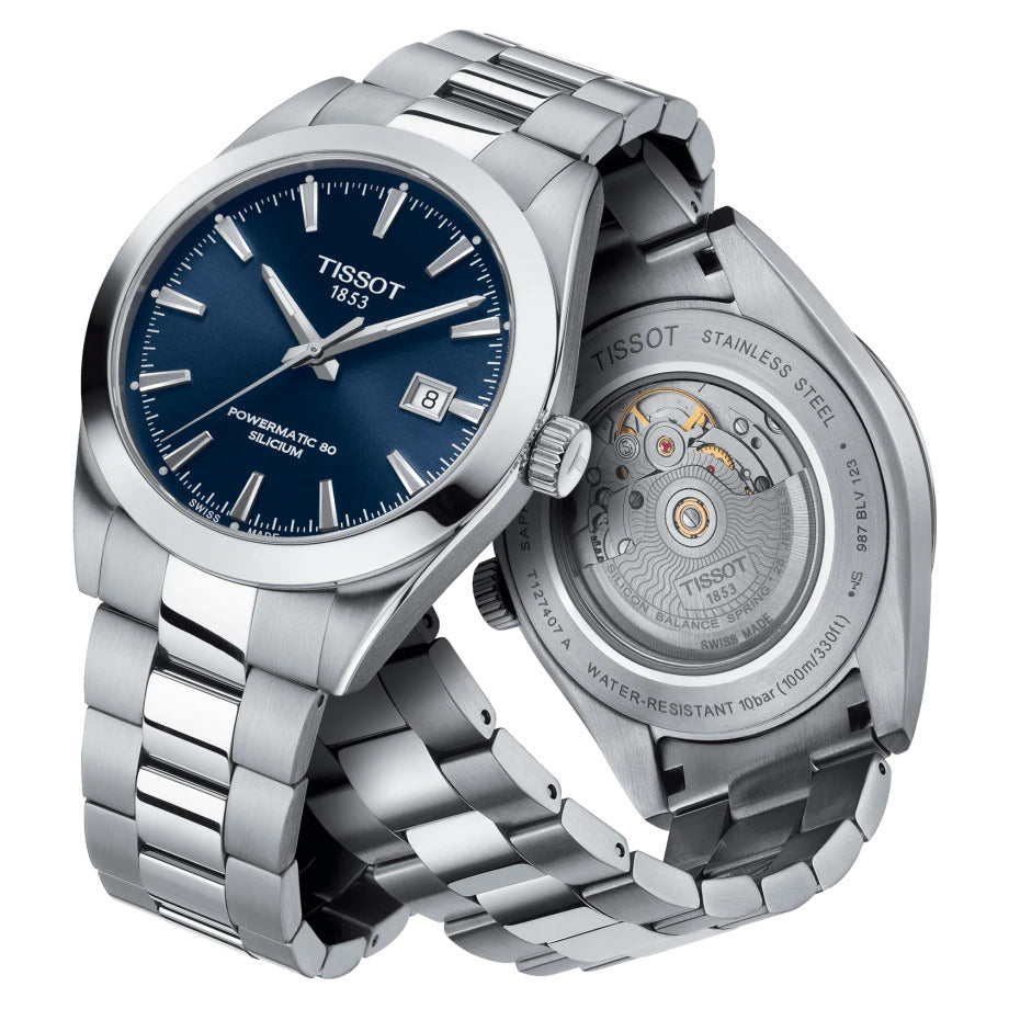 Tissot Gentleman Powermatic 80 Silicium (Blue Dial / 40mm)