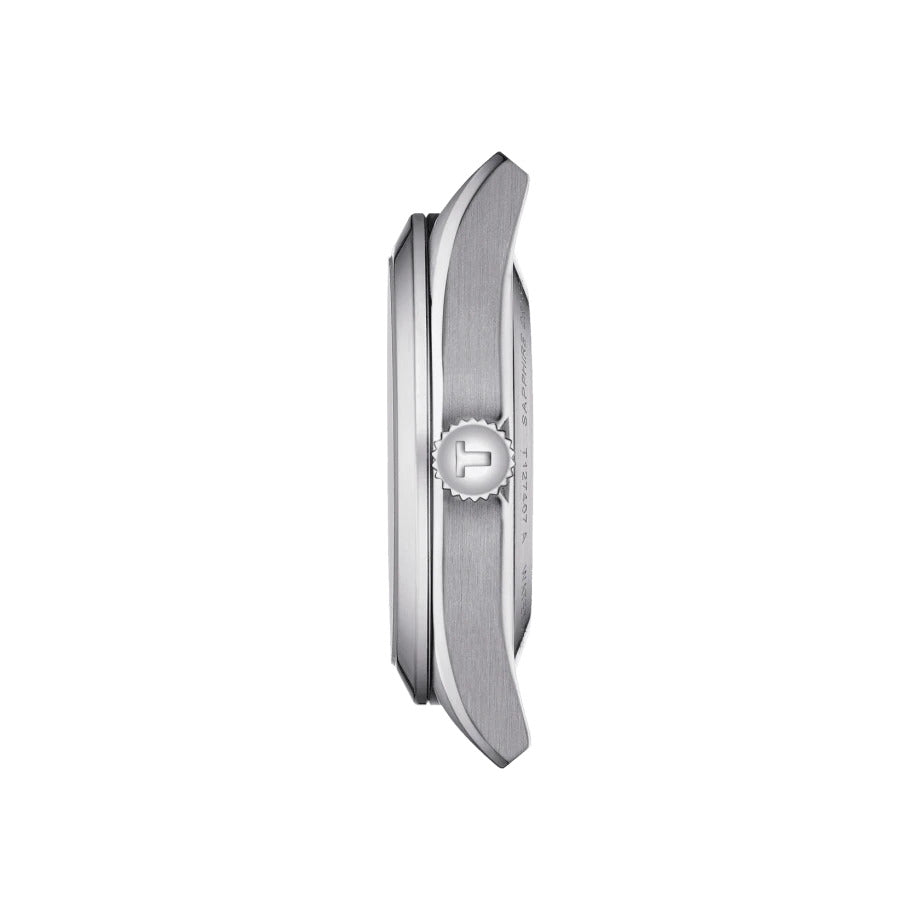 Tissot Gentleman Powermatic 80 Silicium (cadran bleu / 40mm / cuir noir)