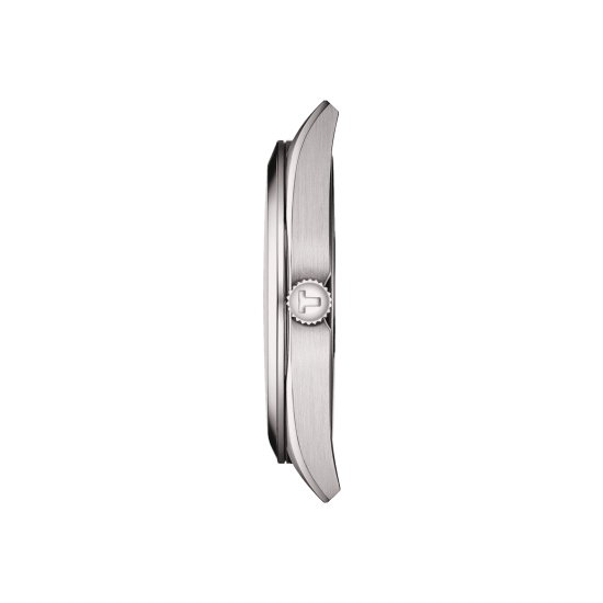 Quartz Tissot Gentleman (cadran bleu / 40mm / bracelet noir)