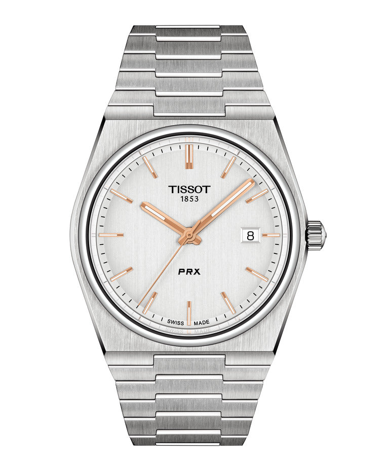 Tissot PRX Quartz (Silver Dial 40mm) – Hemsleys Jewellers