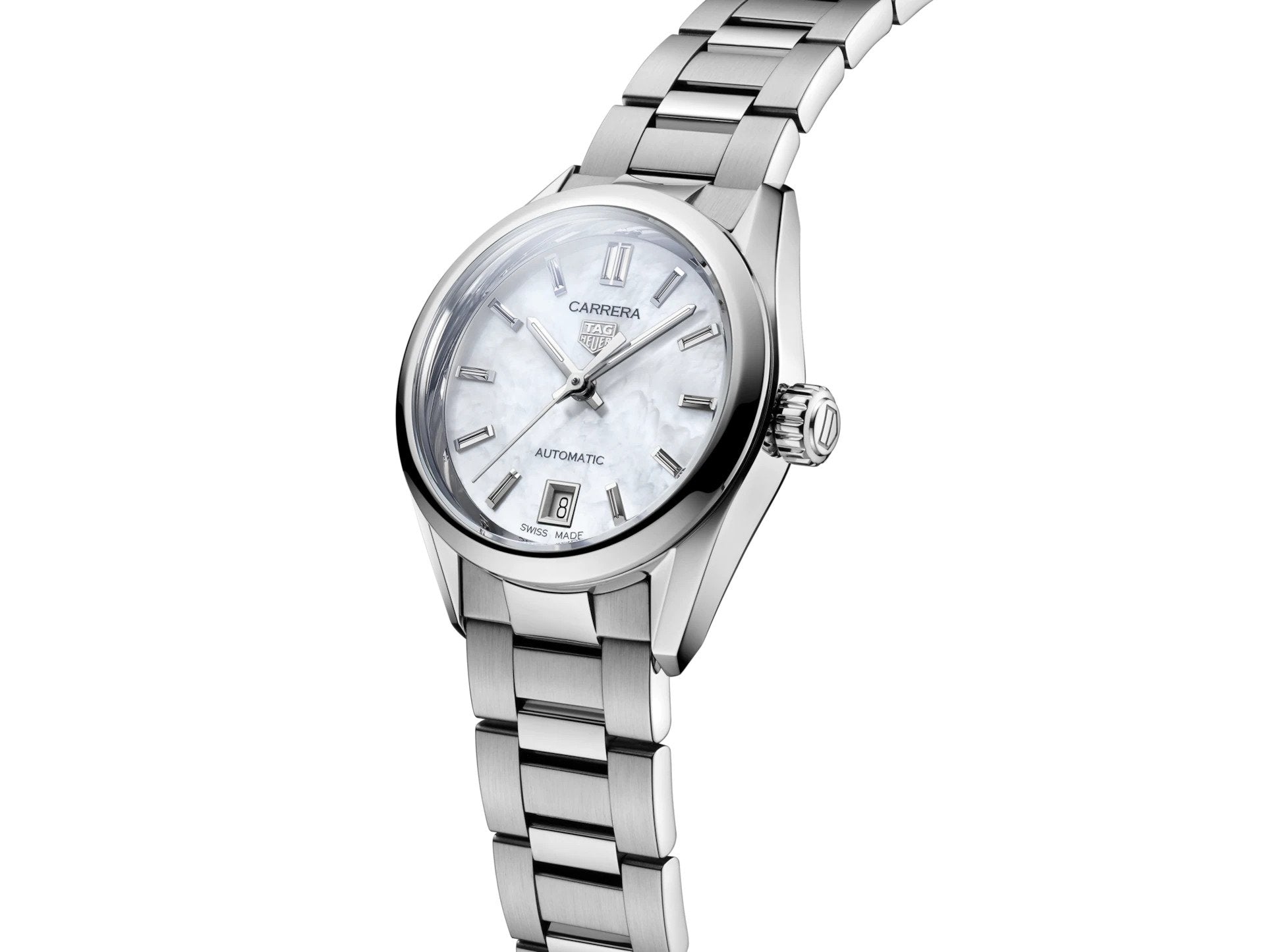 TAG Heuer Carrera Ladies Automatic (White MOP Dial / 29mm)