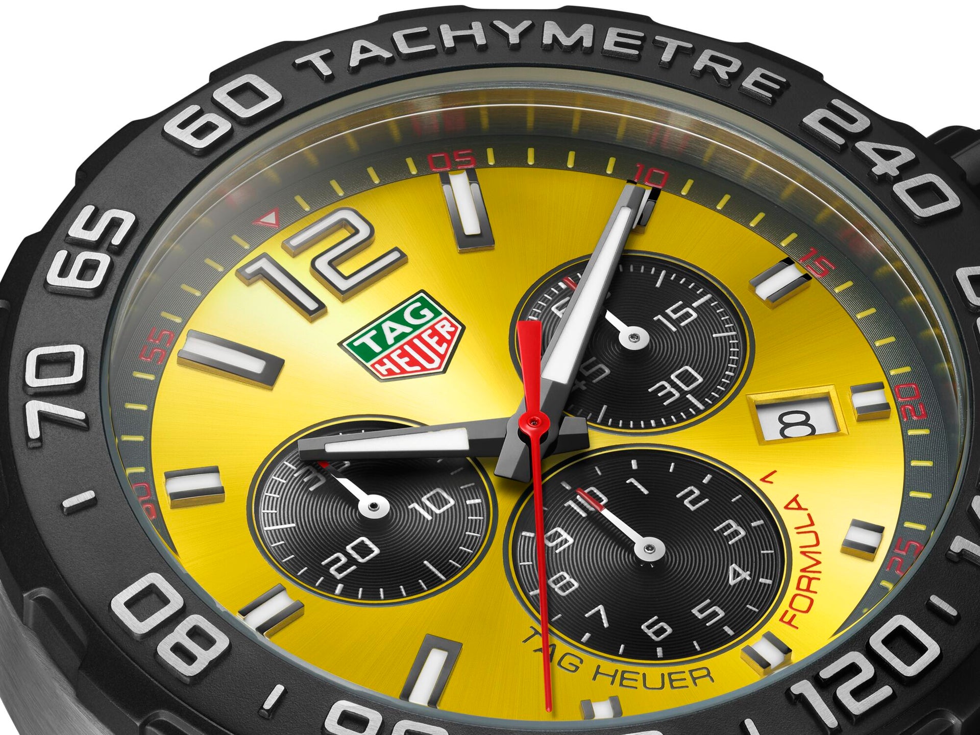TAG Heuer Formula 1 Quartz Chronograph (Yellow Dial / 43mm)