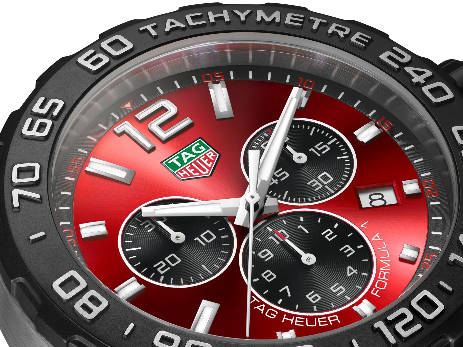 TAG Heuer Formula 1 Quartz Chronograph (Red Dial / 43mm)