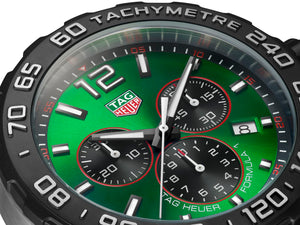 TAG Heuer Formula 1 Quartz Chronograph (Green Dial / 43mm)