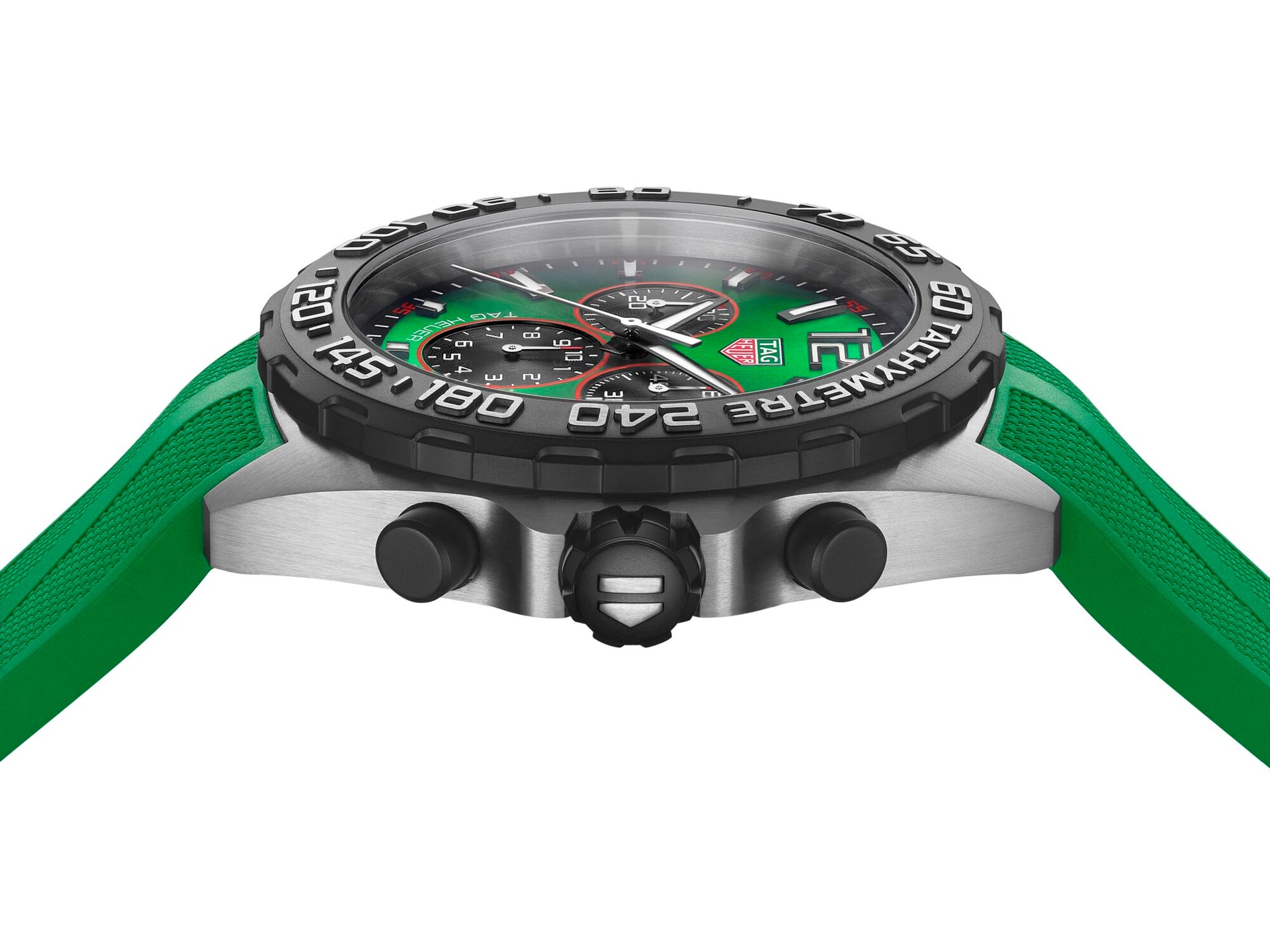 TAG Heuer Formula 1 Quartz Chronograph (Green Dial / 43mm)