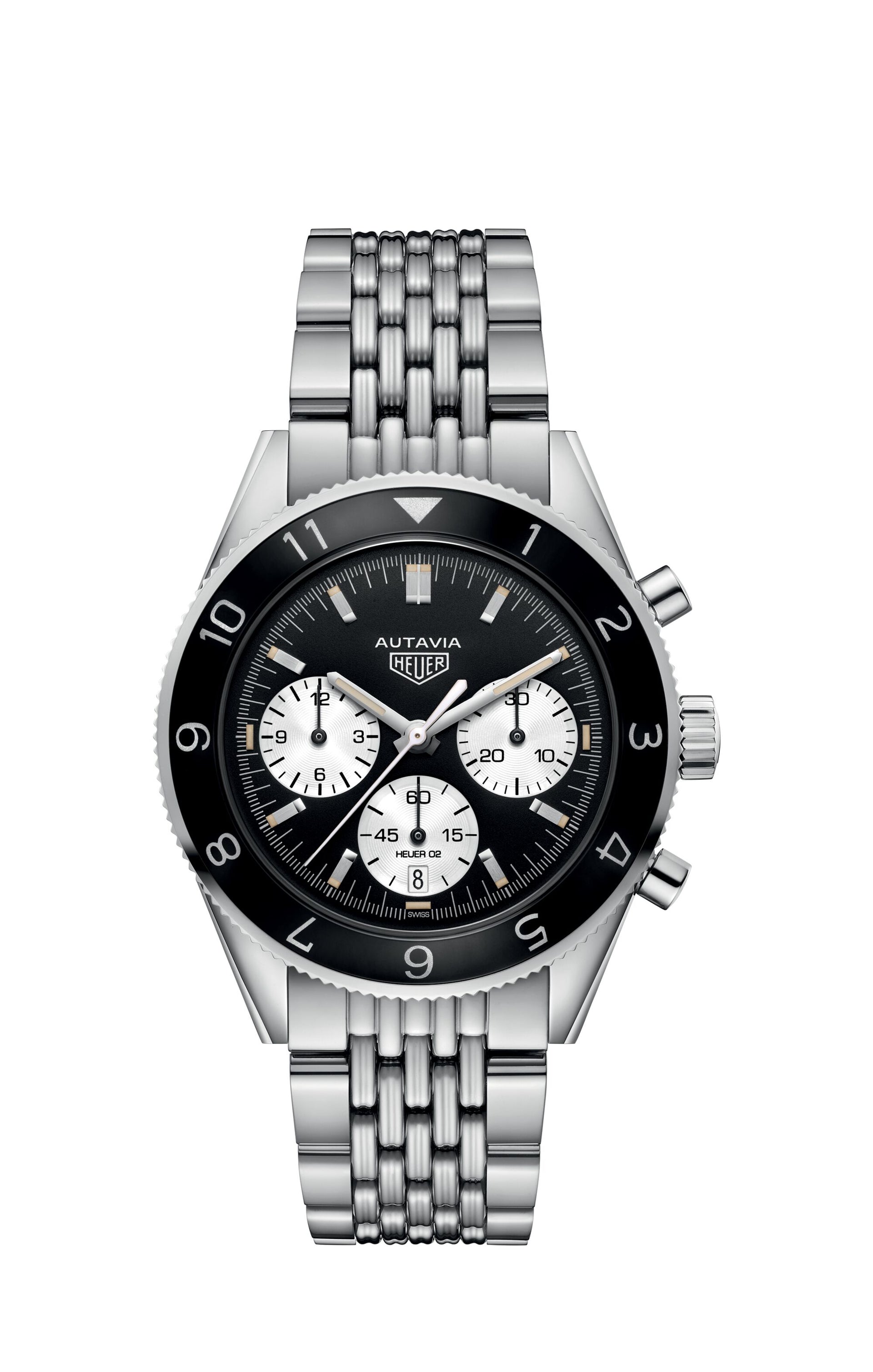 TAG Heuer Autavia Heuer 02 Chronographe automatique (cadran noir / 42mm / acier)