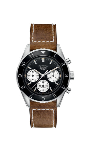 TAG Heuer Autavia Heuer 02 Automatic Chronograph (Black Dial