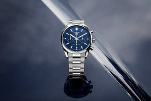 TAG Heuer Carrera Heuer 02 Automatic Chronograph (Blue Dial / 42mm / Steel Bracelet)