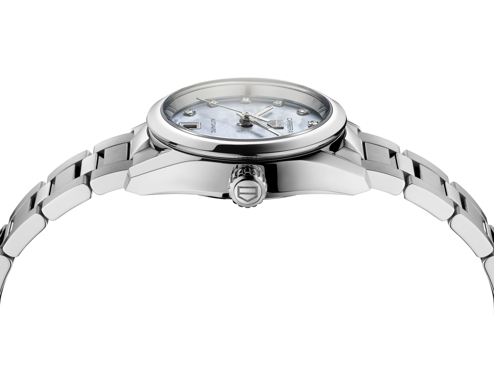 TAG Heuer Carrera Ladies Automatic (cadran diamant blanc / 29 mm)