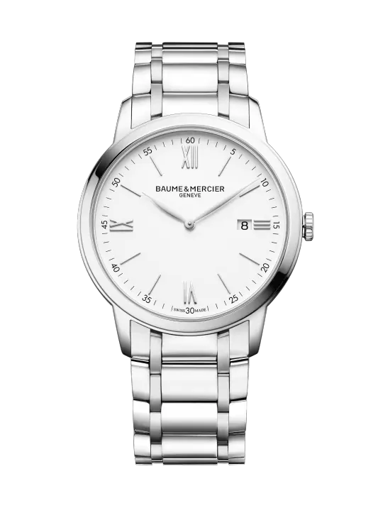 Baume Et Mercier Classima Quartz (cadran blanc / 42mm)