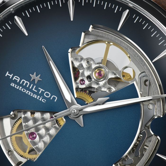 Hamilton Jazzmaster Open Heart Auto (Smoked Blue Dial / 40mm)