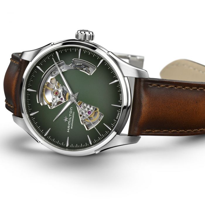 Hamilton Jazzmaster Open Heart Auto (Smoked Green Dial / 42mm)