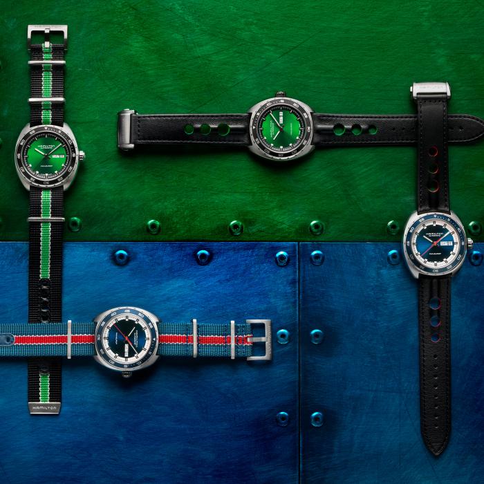 Hamilton American Classic Pan Europ Day Date Auto (Blue Dial / 42mm)