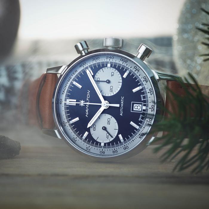 Hamilton American Classic Intra-Matic Auto Chrono (Blue Dial / 40mm)