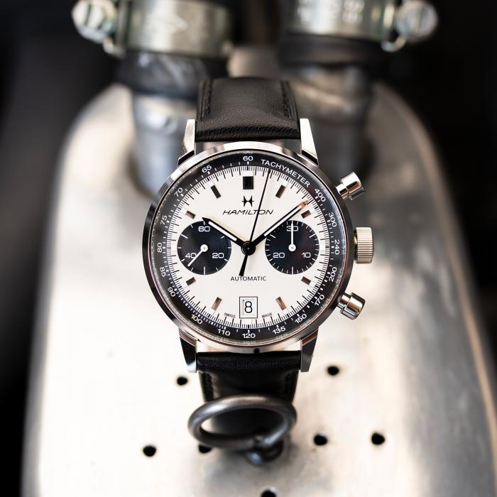 Hamilton American Classic Intra-Matic Auto Chrono (White Dial / 40mm)