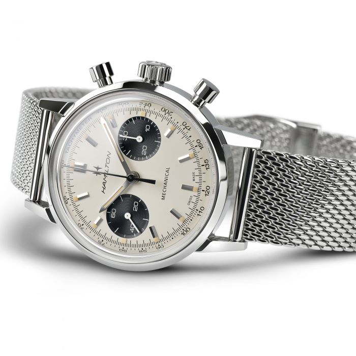 Hamilton American Classic Intra-Matic Chronograph H (White Dial / 40mm)