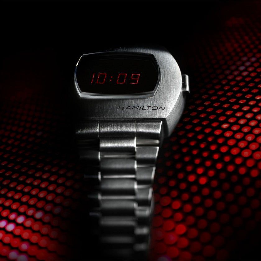 Hamilton PSR Digital Quartz (Black & Red Dial / 41mm)