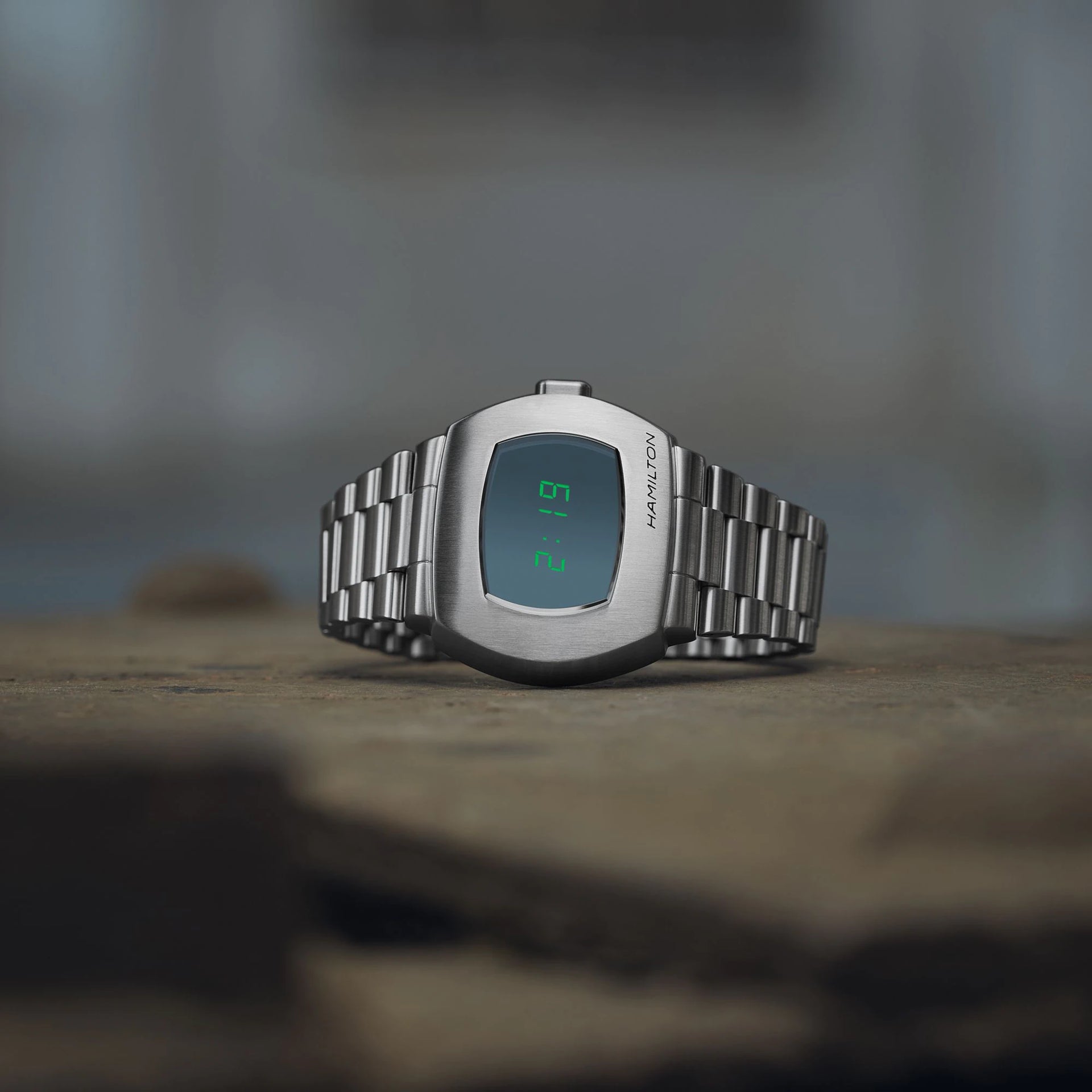 Hamilton PSR Digital Quartz (cadran noir et vert / 41 mm)