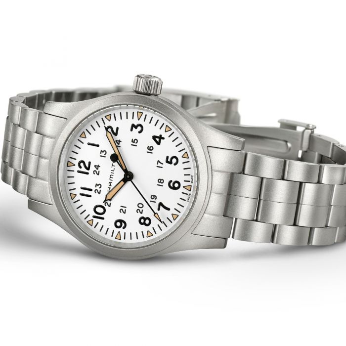 Hamilton Khaki Field Mechanical (cadran blanc / 38mm)