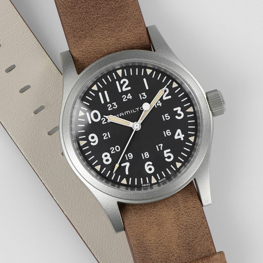 Hamilton Khaki Field Mechanical (Black Dial / 38mm / PVD Case
